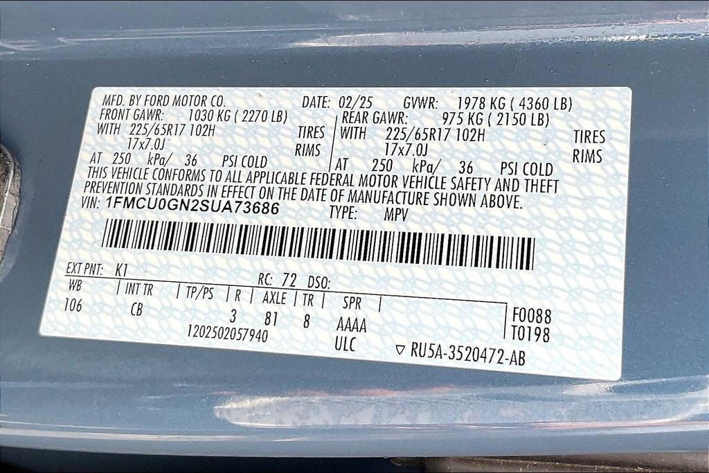 2025 Ford Escape Active