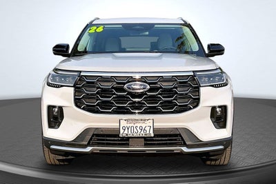 2026 Ford Explorer Platinum