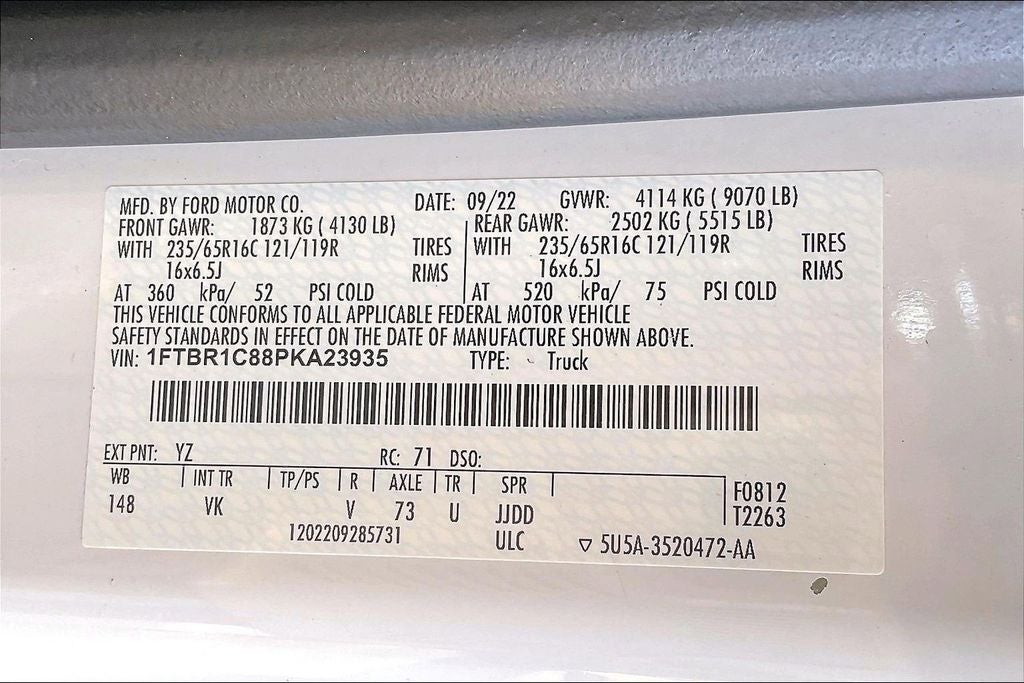 2023 Ford Transit-250 Base