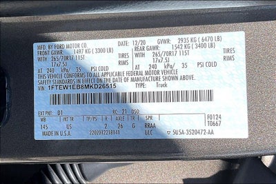 2021 Ford F-150 XLT