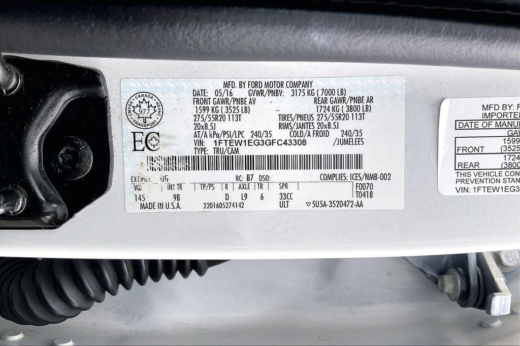 2016 Ford F-150 Platinum