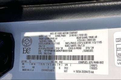 2019 Ford F-150 Lariat