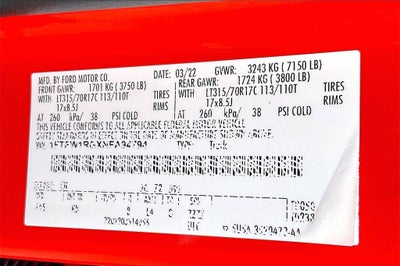 2022 Ford F-150 Raptor