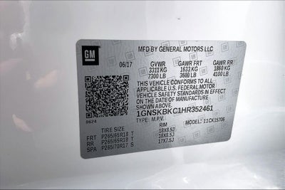 2017 Chevrolet Tahoe LT Z71