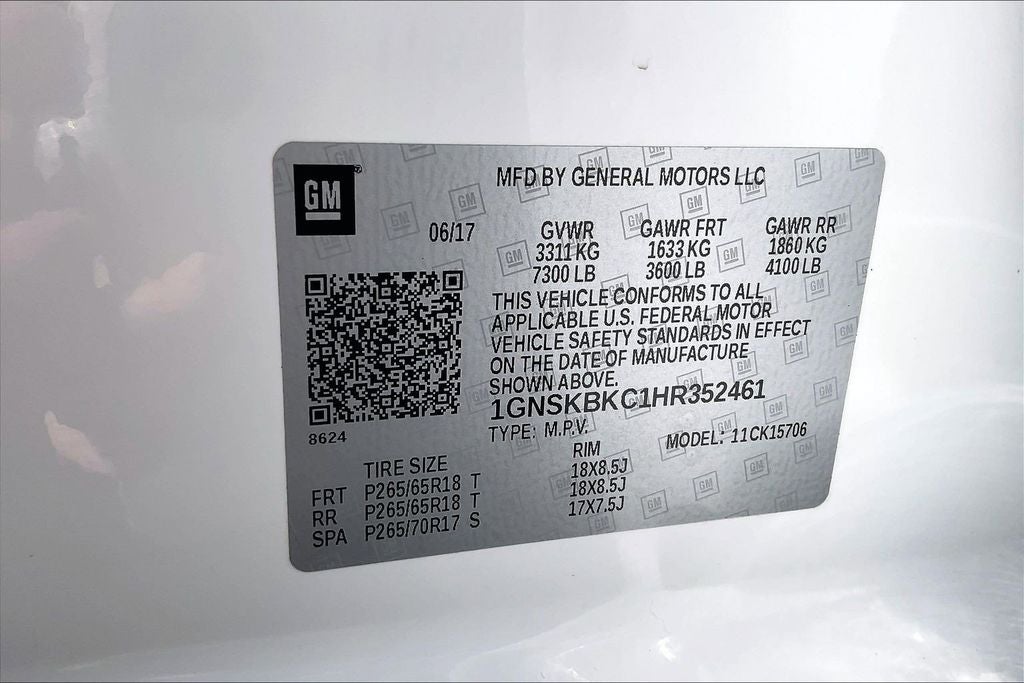 2017 Chevrolet Tahoe LT Z71