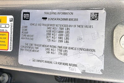 2021 Chevrolet Tahoe RST