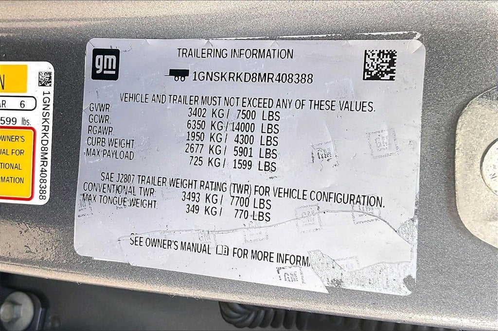 2021 Chevrolet Tahoe RST