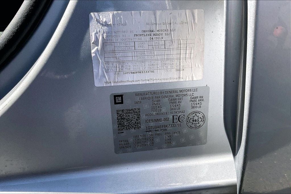 2019 GMC Sierra 1500 Base