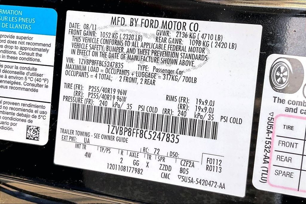 2012 Ford Mustang GT Premium