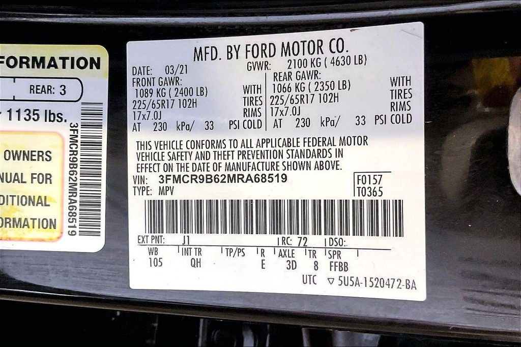 2021 Ford Bronco Sport Big Bend