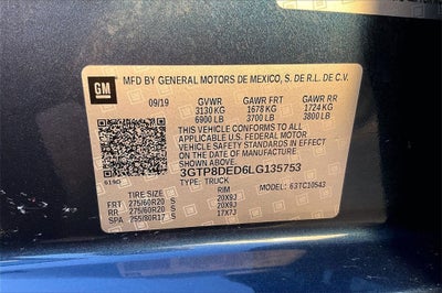 2020 GMC Sierra 1500 SLT