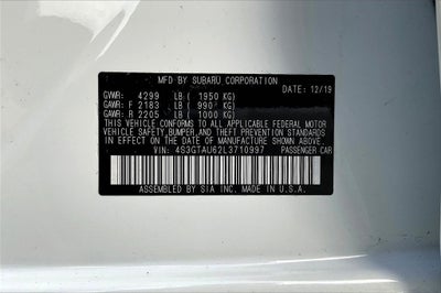 2020 Subaru Impreza Limited