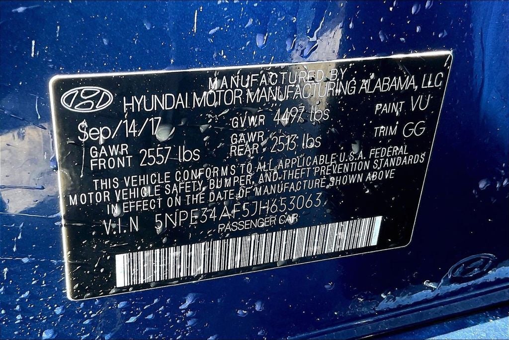 2018 Hyundai Sonata SEL