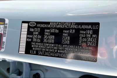 2023 Hyundai Santa Cruz SE