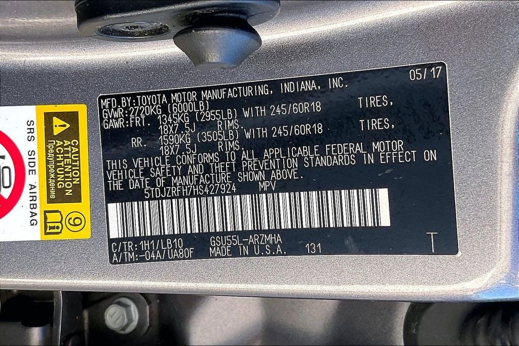 2017 Toyota Highlander XLE